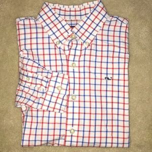 Vineyard Vines windowpane dress shirt